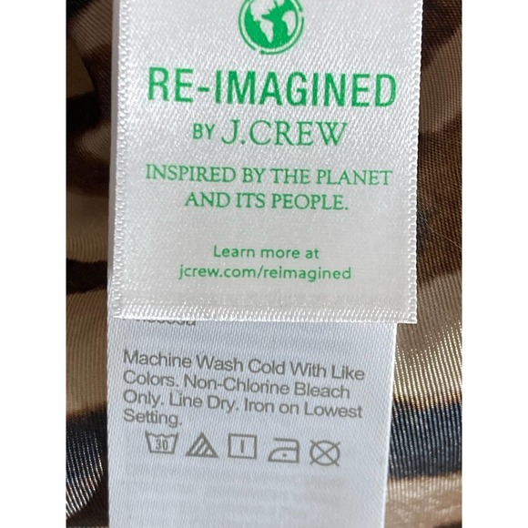 J-Crew Zerbra Blouse Small - Picture 4 of 5